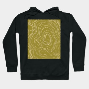 Green Abstract Topography  Aesthetic  Pattern Hoodie